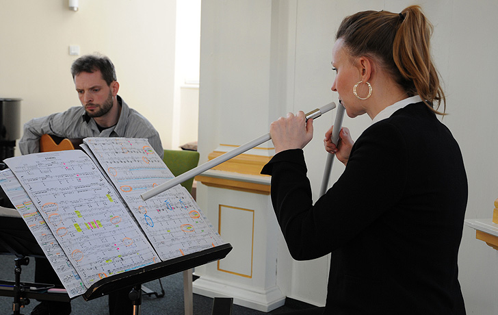 Foto: BP Montagskonzert 10.04.2017 Duo STEHNO