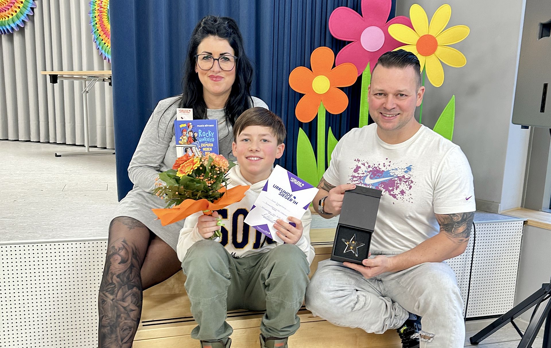 Foto: Luis K. mit Eltern