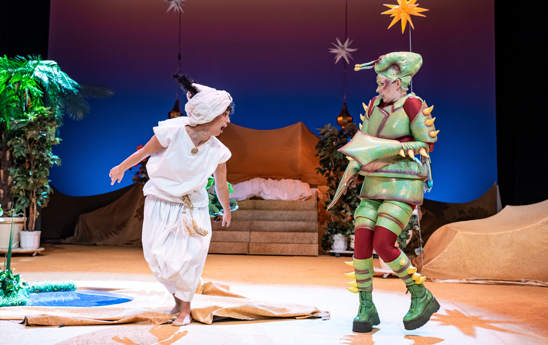 Foto: 2 Schauspieler im Kostüm