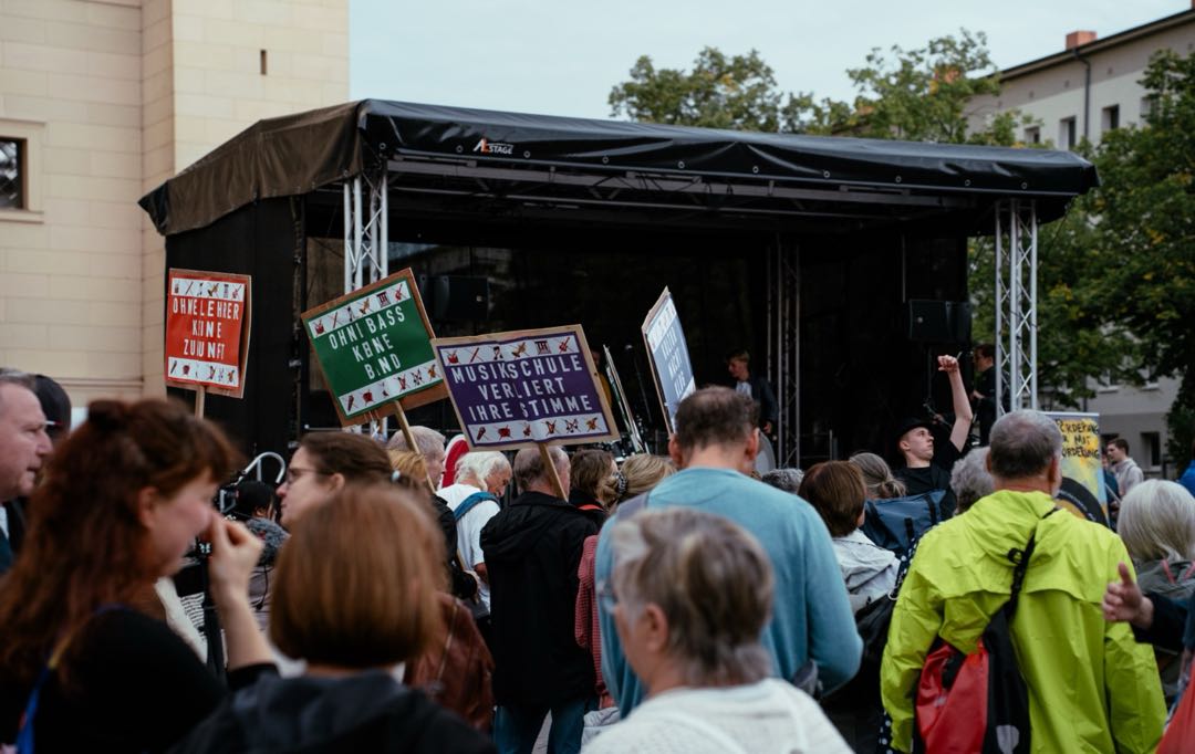Foto: Demo - Zukunftsangst