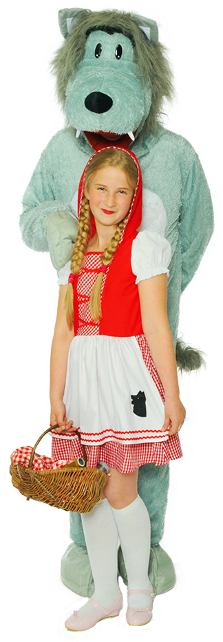 Foto: Rotkäppchen und der Wolf