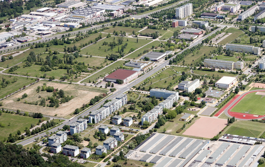 Luftbild vom Stadteil Am Waldrand
