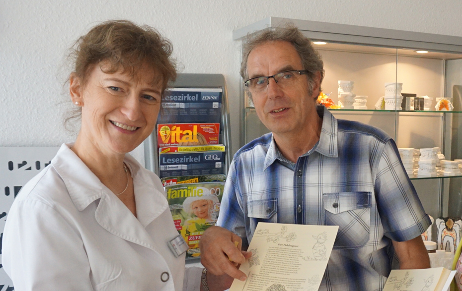 Gruppenfoto mit 2 Personen