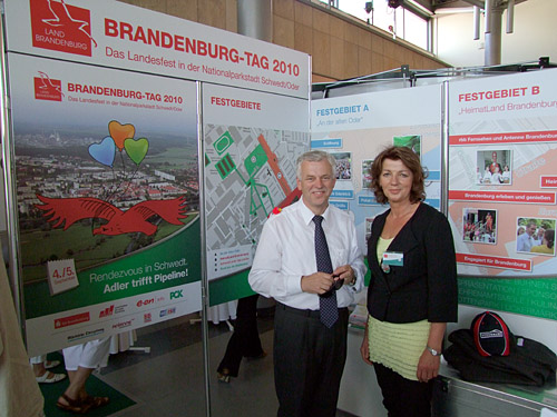 Foto: Werbung für den BRANDENBURG-TAG