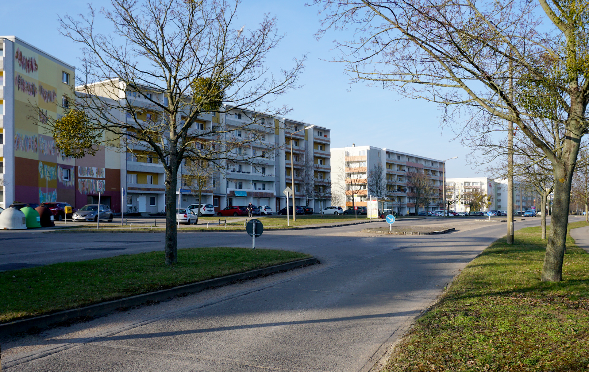 Foto: Blick auf die Straße