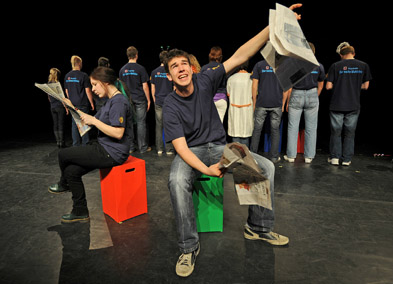 Foto: die gaußreißer, Der nackte Wahlsinn