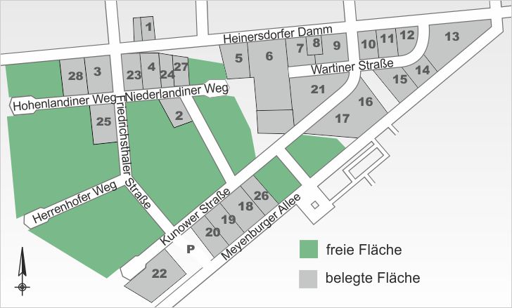 Karte: Gewerbegebiet Berkholzer Allee