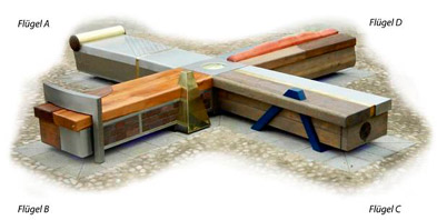 Zdjęcie: Projekt miejsca do siedzenia w kształcie krzyża