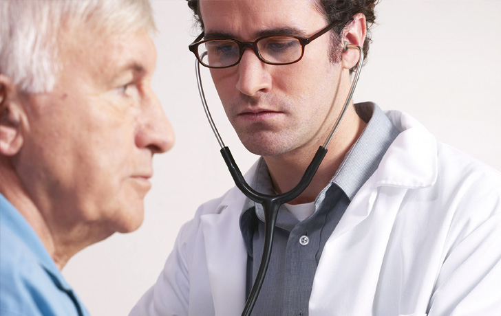 Foto: Arzt und Patient