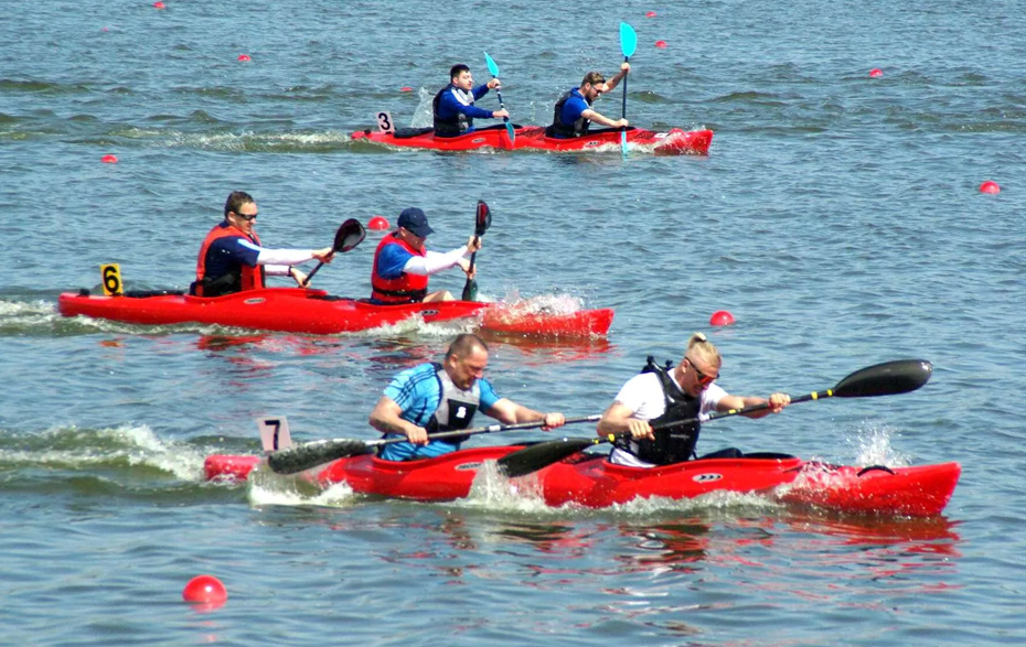 Foto: 3 Zweier im Wettkampf