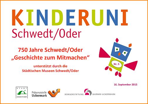 Plakat: KinderUni 2015