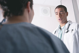 Foto: Arzt und Patient