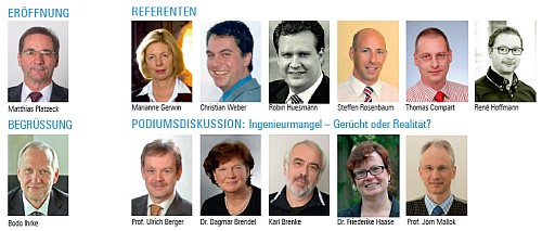 Foto: Referenten zum 1. BIT