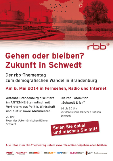 Plakat in Rot Plakat in Rot
