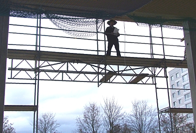 Foto: Richtfest Sporthalle Dreiklang