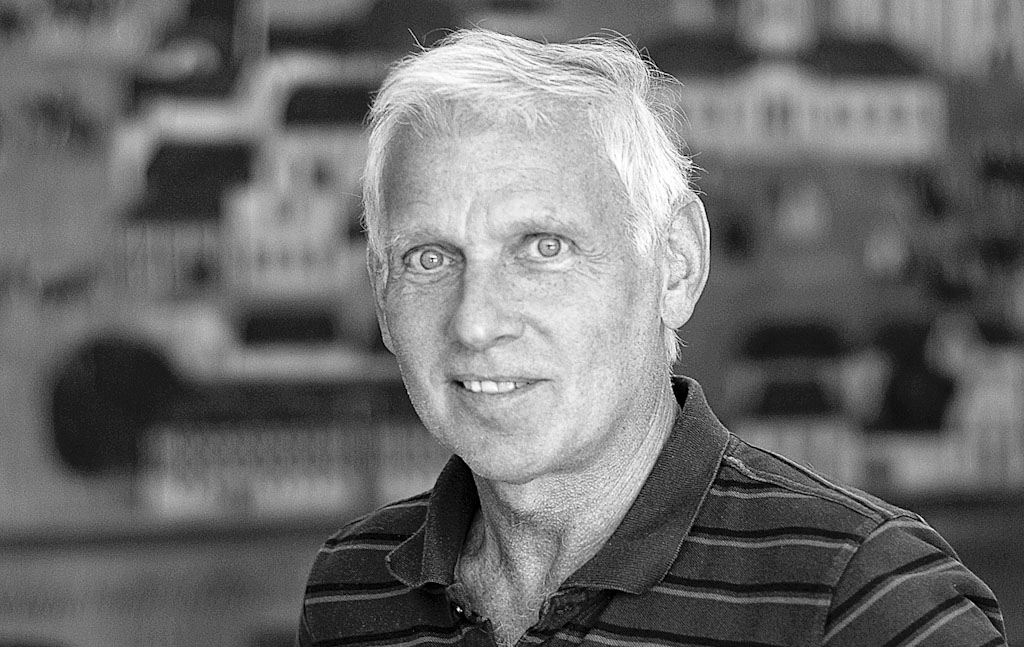 schwarz-weißes Porträtfoto