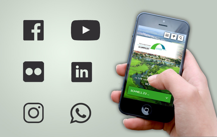 Teaser zur Seite: Die Stadt und Social Media