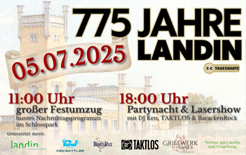 Plakat mit viel Text