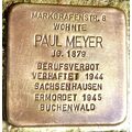 Foto: Stolperstein von Meyer