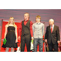 Foto: Sportler bei der Auszeichnung auf der Bühne
