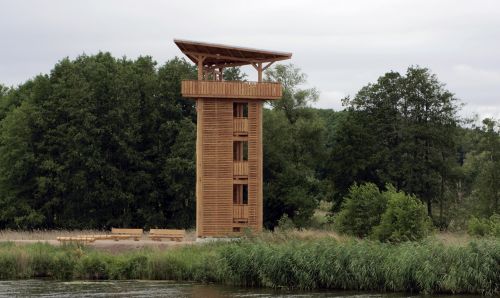 Beobachtungsturm bei Mescherin Beobachtungsturm bei Mescherin